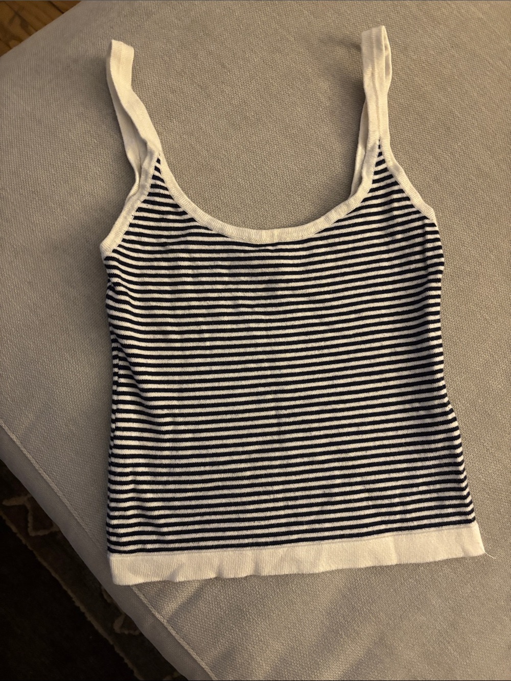 Edikted Striped Black & White Tank Top - Women